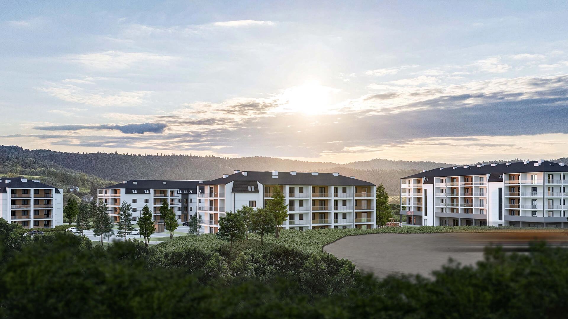 Budynek inwestycji W Dolinie Sanu, Lesko