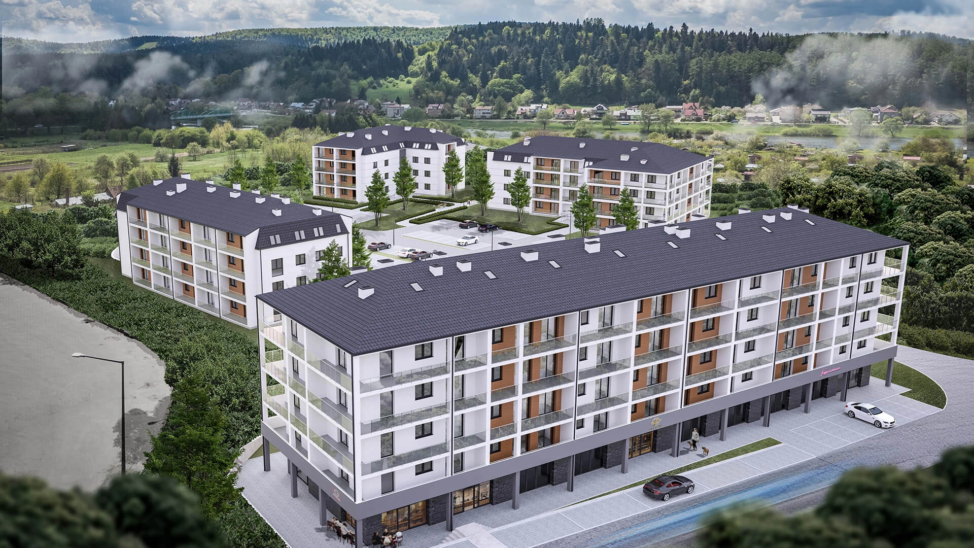 Budynek inwestycji W Dolinie Sanu, Lesko